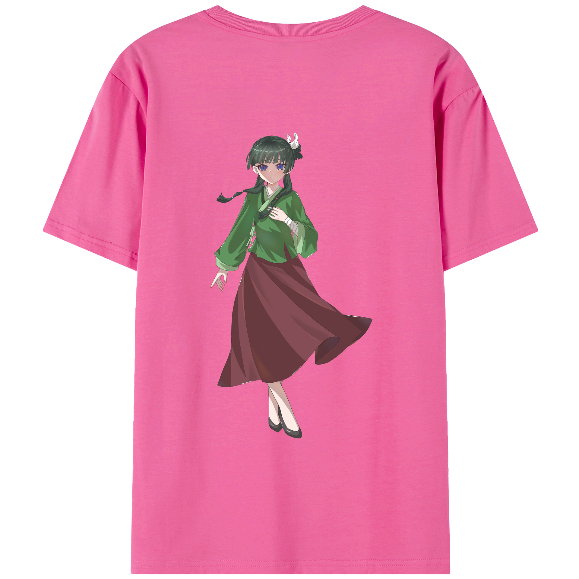 （画像用） 薬屋のひとりごと The Apothecary Diaries レディース半袖Tシャツ(バックプリント)